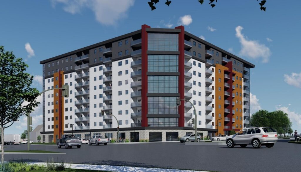 Proposed tower at 1333 Main Street (courtesy City of Moncton)