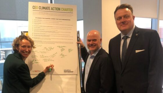 Wendy Luther, Cory Bell, Mayor Savage