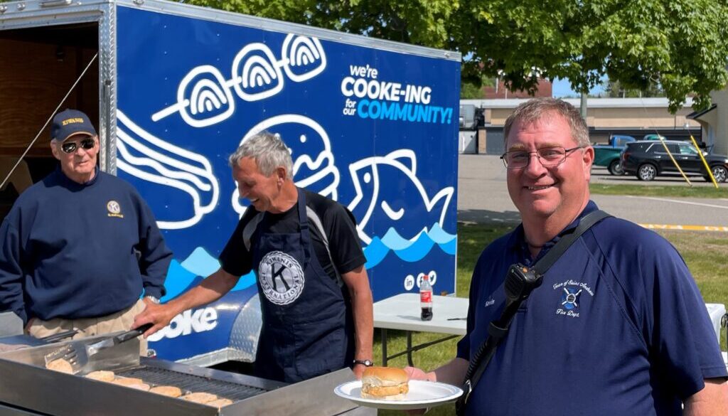 Cooke salmon burger BBQ Saint Andrews Fire Dept May 29 2023 (2)